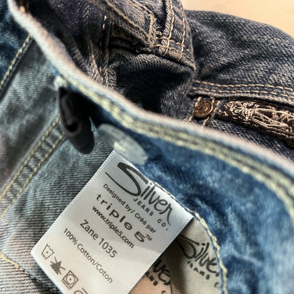 Navy blue women’s boot cut jeans - Picture 2 of 4